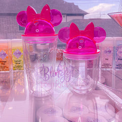 Pink Minnie Mouse Tumblers
